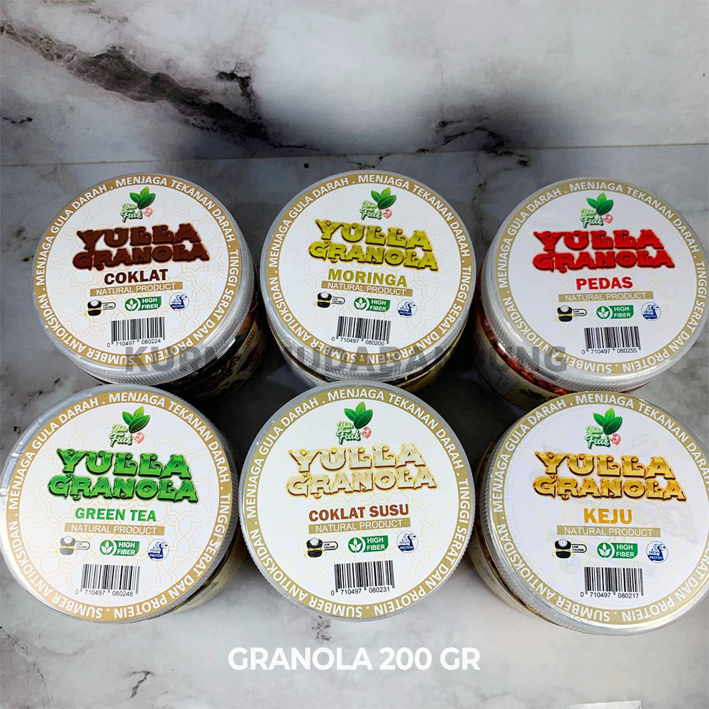 

GRANOLA SEREAL MAKANAN SEHAT CEMILAN DIET ORIGINAL 200gr