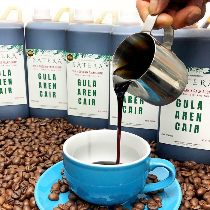 

Gula Aren Premium 1 Liter 100% Palm Sugar Organik Tanpa Pengawet