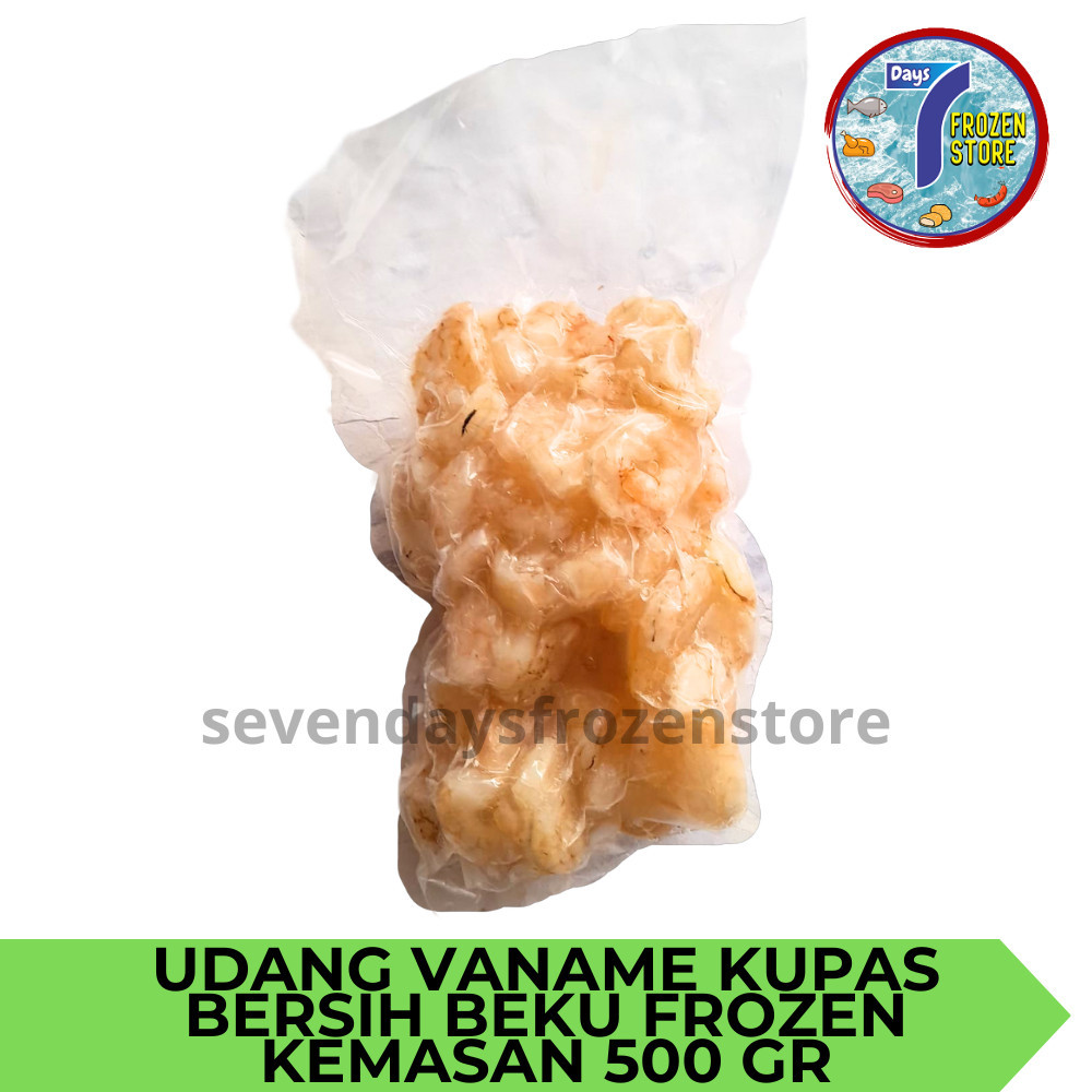 

RB Udang Vaname Kupas Bersih Beku Frozen kemasan 500 gr