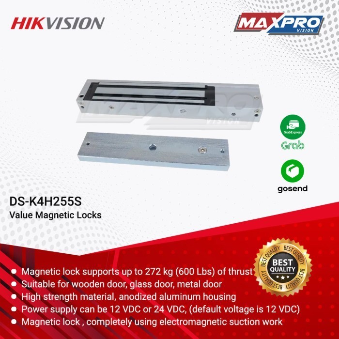 

DS-K4H255S - HIKVISION DOOR MAGNETIC LOCK