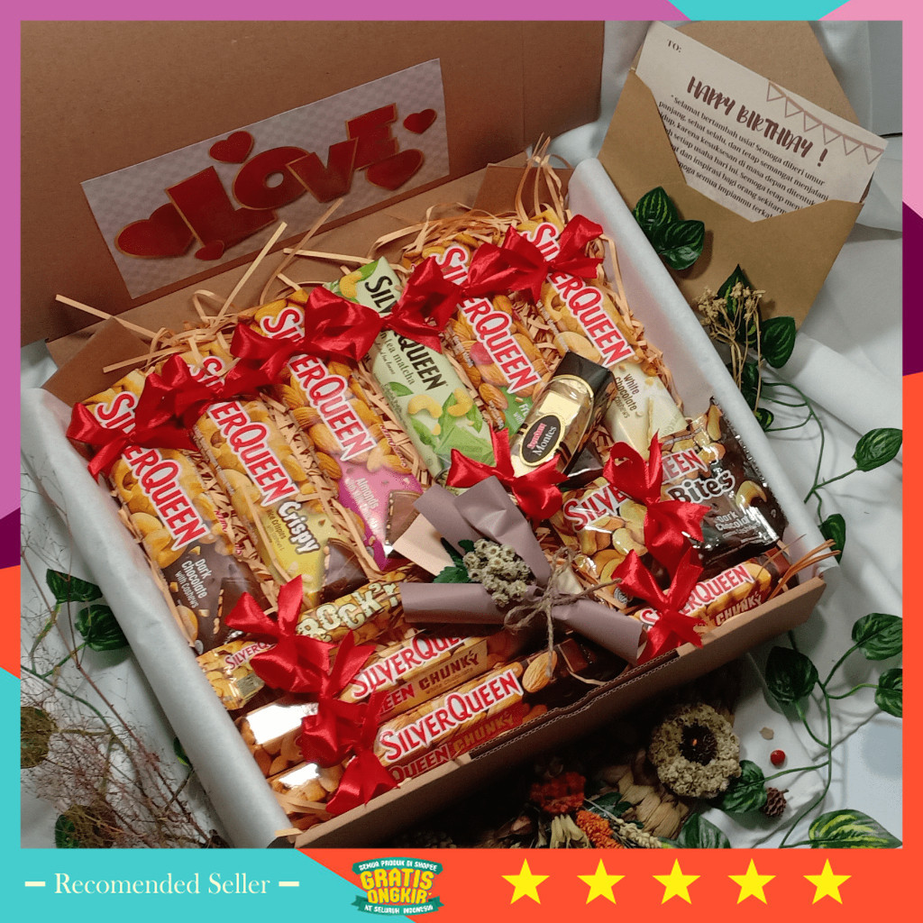 

Hampers Kado Gift Premium Murah / KADO CEWEK COWOK| PACAR | ULANG TAHUN | HAMPERS COKLAT VALENTINE | KADO GEBETAN COKLAT | KADO VALENTINE