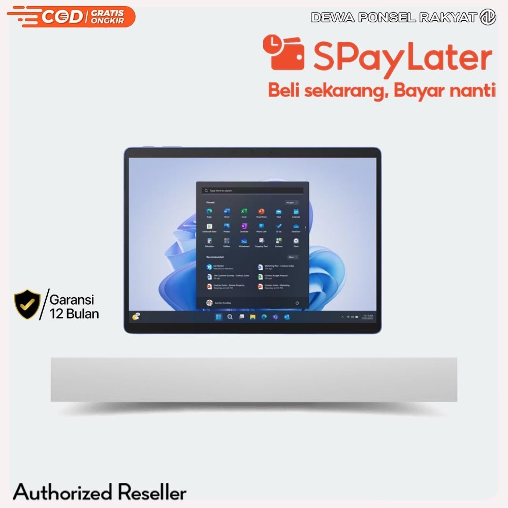 Microsoft Surface Pro 9 Intel® Evo i5 / i7 BNIB Garansi 1 Tahun