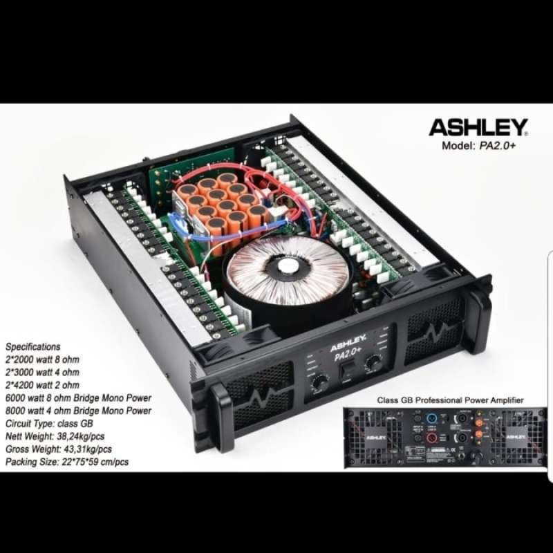 Termurah Power Amplifier Ashley Pa2.0/Pa 2.0 Class Gb Terbaru
