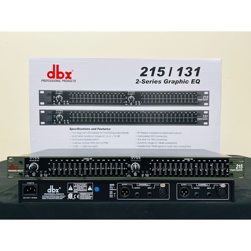 Equalizer DBX 215  ( 15 band ) / DBX 215 / DBX215
