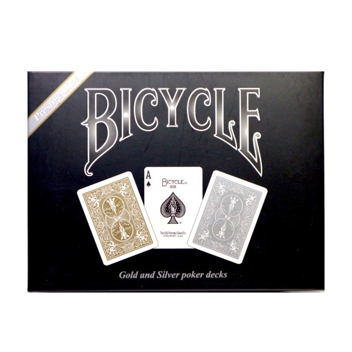 Kartu Remi Bicycle Gold and Silver Box Set Vincenzo Di Fatta (Rare)