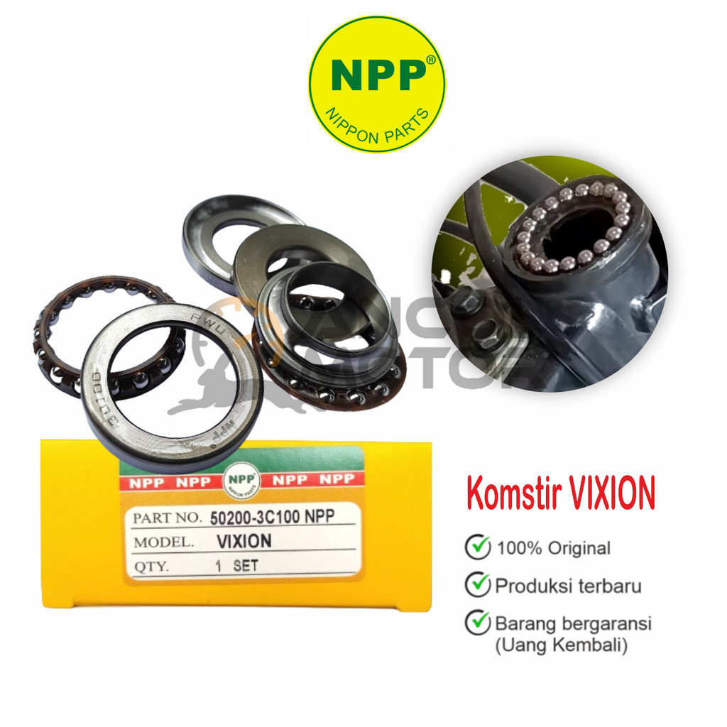 NPP Komstir Vixion R15 Motor Sport Bearing Laher Stang Stir Yamaha