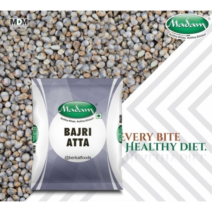 

Bajri Atta Madam / Pearl Millet Bajra Flour / Tepung Mutiara Jewawut