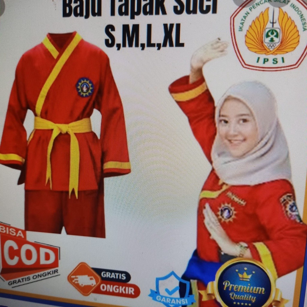 Seragam Tapak Suci Nagata Drill  Sakral/Seragam/Baju Pencak Silat Tapak Suci baju Tapak Suci pelatih
