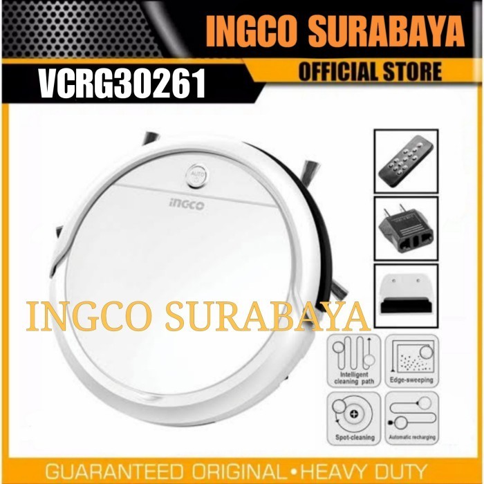 INGCO VCRG30261 SMART ROBOT VACUUM CLEANER GYROSCOPE VACUM