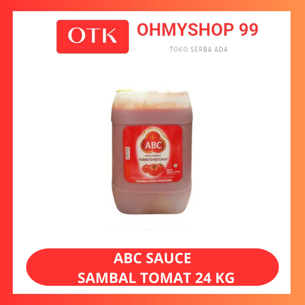 

ABC Sambal Saus Saos Tomat 24kg Jerycan