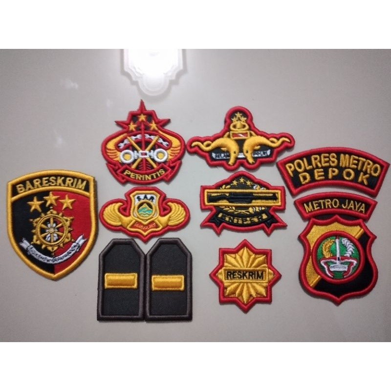 ATRIBUT POLRI BARESKRIM TIMBUL