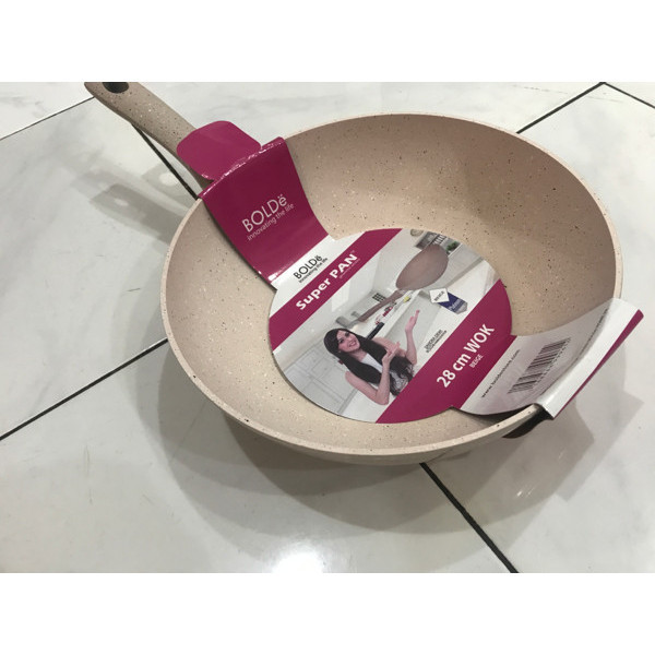 Wok 28 cm keramik Super PAN BOLDe