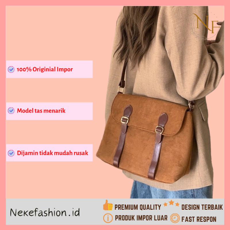 NEKE FASHION Premium Kualitas - Tas Selempang Wanita Tas Selempang Wanita Jumbo Tas Selempang Wanita