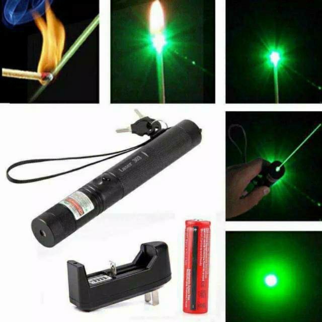 READY Green Laser Pointer 303 Original Berkualitas