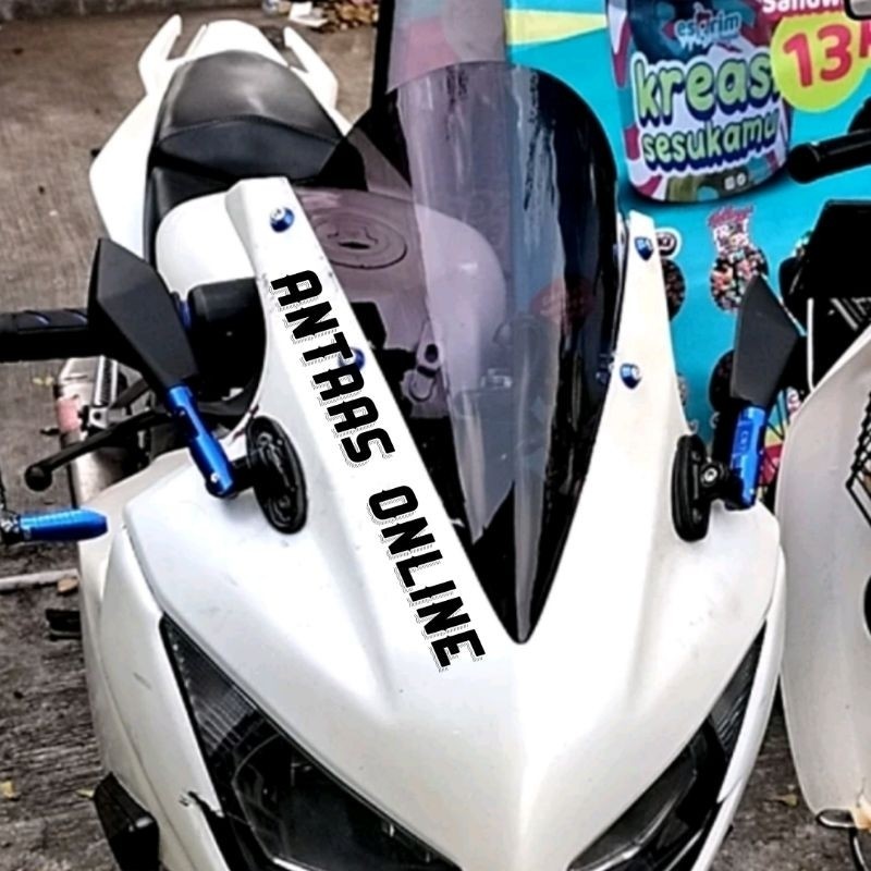 Windshield CBR 150R Lokal K45A Model Jenong Warna Smoke Bening Dan Pekat - Visor cbr 150