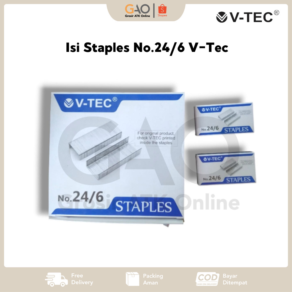 

Isi Staples No.24/6 V-Tec