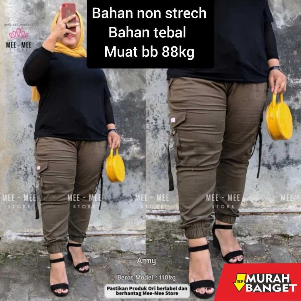 Joggerhit Wanita Terbaru- celana Cargo wanita jumbo Celana Cargo Cewe Jumbo/Celana Jogger Wanita/Cel