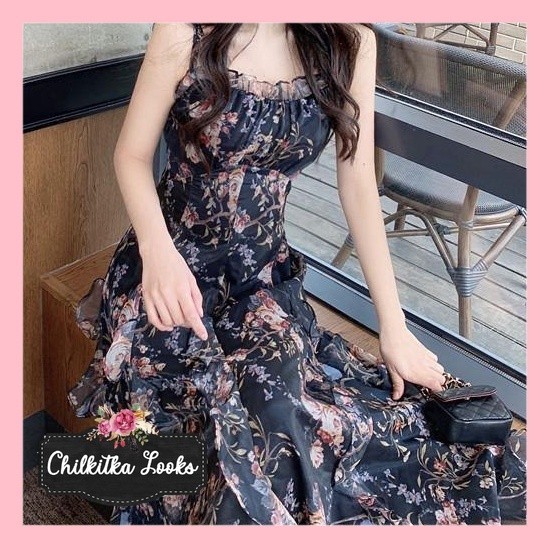 CHILKITKA LOOKS SELEBGRAM OUTFIT slip dress korean style  sexy wanita baju pantai