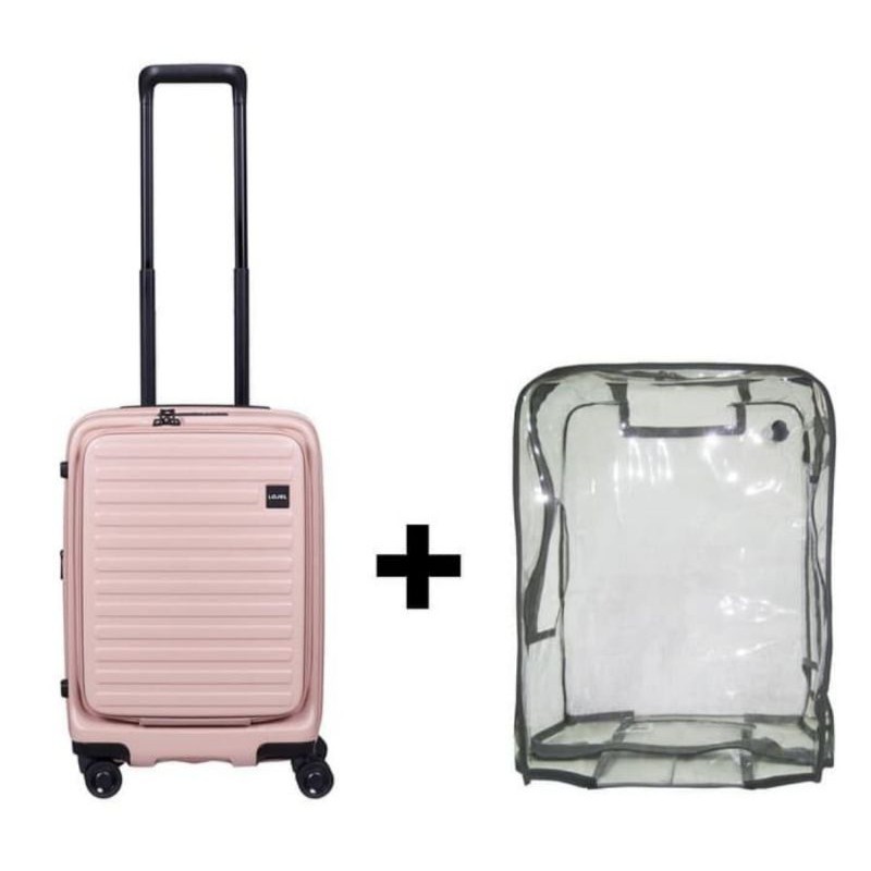 Koper Lojel Cubo +Cover 20 inch Cabin Size _Rose pink
