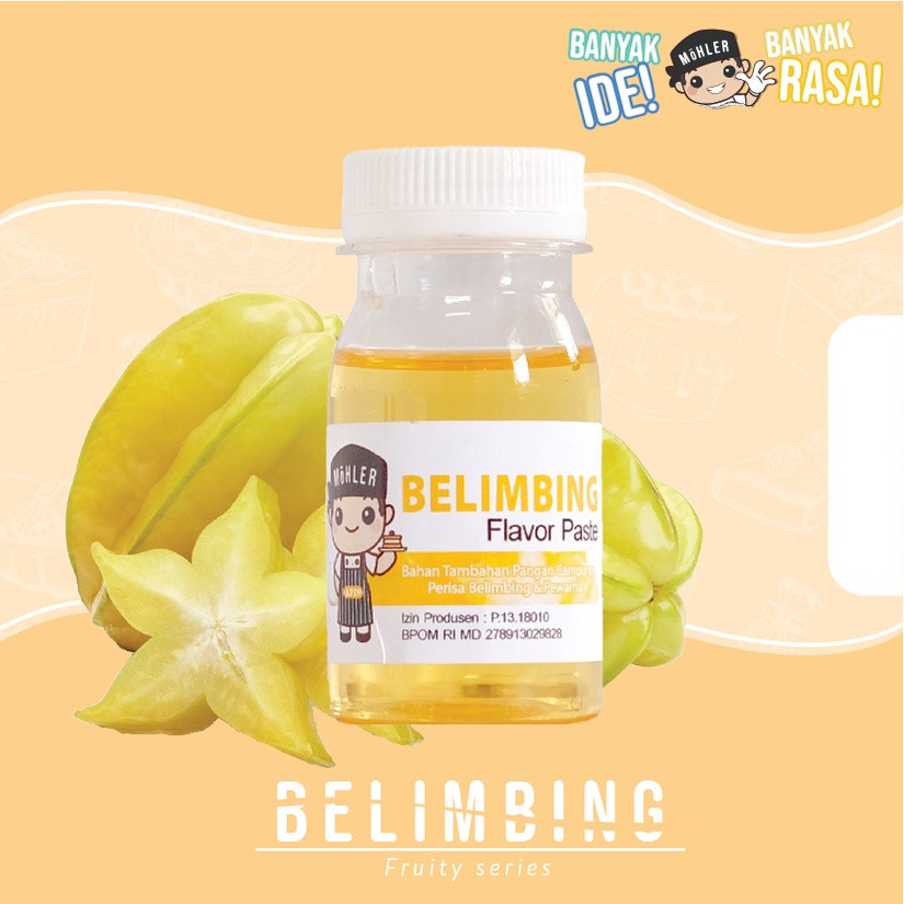 

✨ TOMOTOSTORE ✨ MOHLER Pasta Perisa Pewarna Belimbing / Starfruit