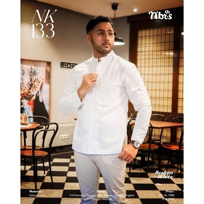 Baju Koko merk nibras nbrs NK 133