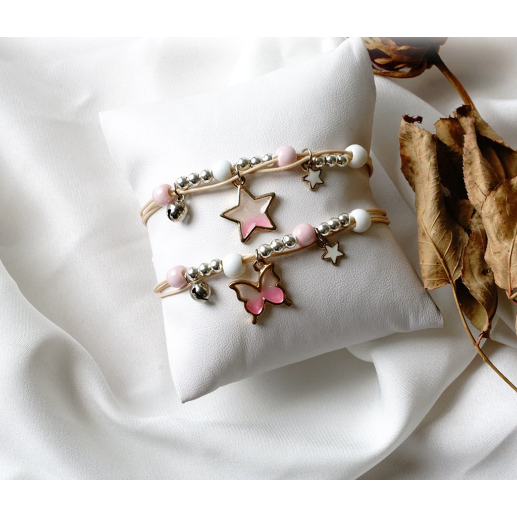 Gelang Tangan Tali Model Korea Motif Elegan Zamzam H505 Gelang Tali Korea Couple / Gelang couple Bes