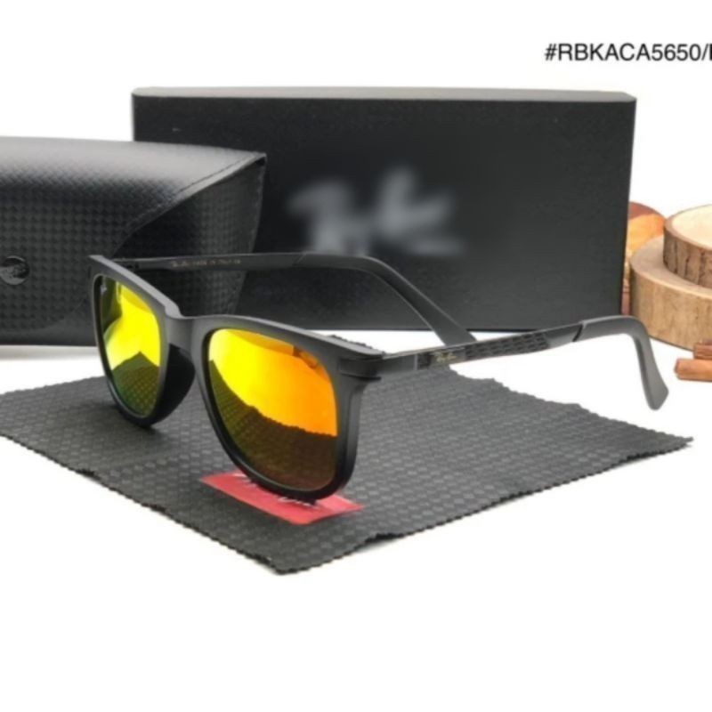KACAMATA HITAM PRIA TERBARU WANITA RAY BAN 5650 LENSA KACA UV400 PROTECTION MELINDUNGI MATA DARI SIN