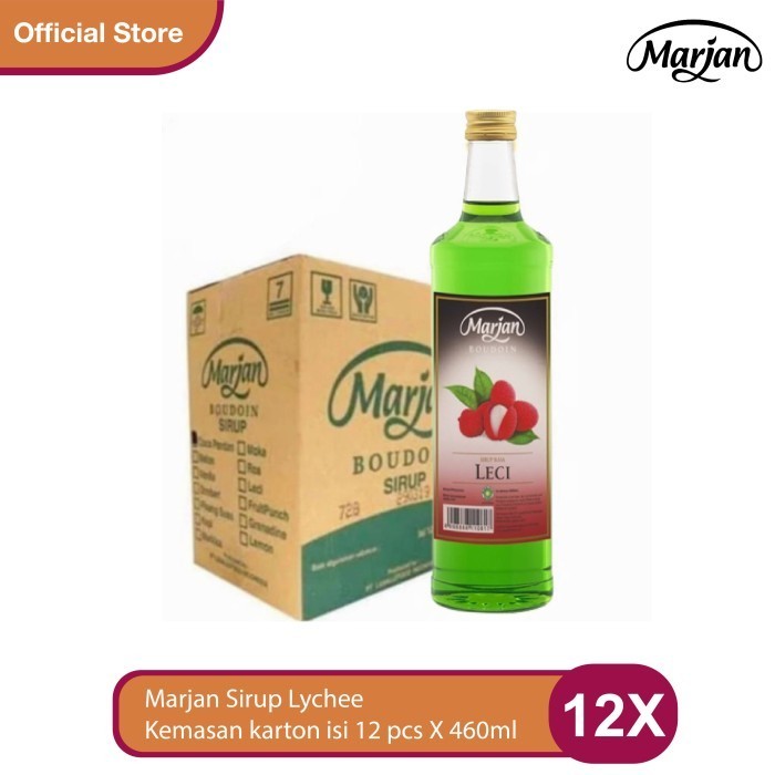 

Marjan Sirup Lychee 460 ml - Kemasan Karton isi 12 Pcs