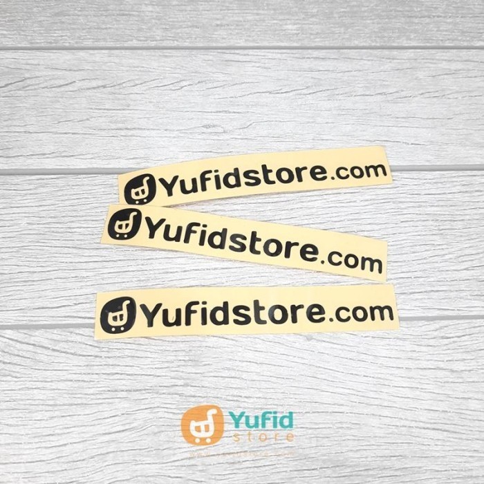 

Sticker Yufid Store Hitam