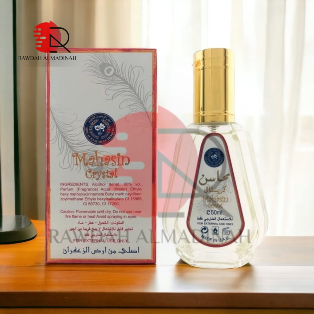 Mahasin Crystal - Eau De Parfum - 50ml Spray by Ard Al Zaafaran
