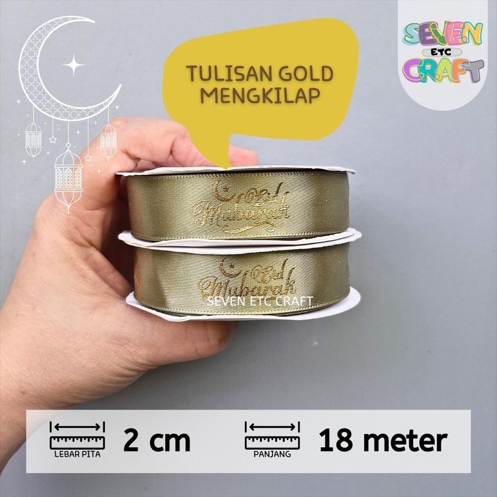

Pita Satin Idul Fitri Lebaran Premium 2 cm 205
