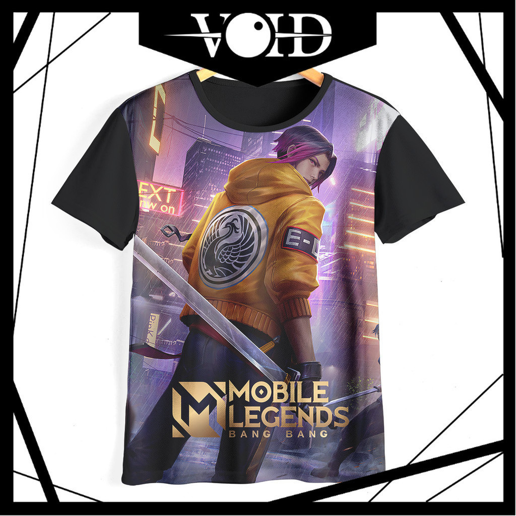 Kaos Anak Kaos Dewasa Jumbo Game 23SML Skin Mobile Legend Ling Anak Pakaian Dewasa Jumbo Game 23SML 