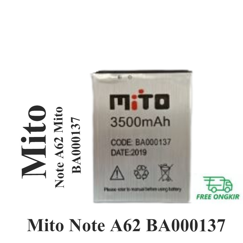 Baterai Batre Hp Mito Note A62 Batere Mito BA000137