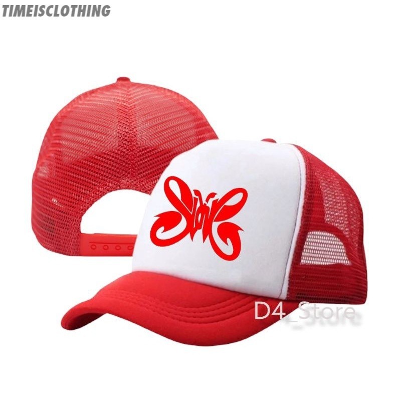 TOPI JARING LOGO SLANK PREMIUM TOPI JARING LOGO SLANK DISTRO TOPI TRACKER TIC