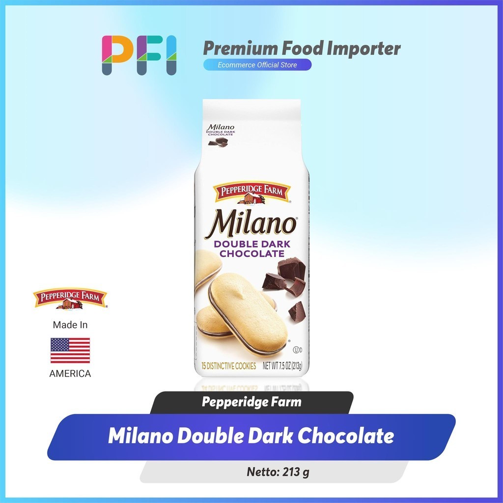 

Pepperidge Farm Milano double dark chocolate - Biskuit Coklat