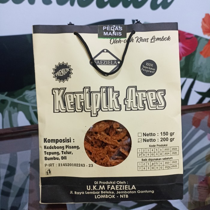 

Promo Kripik Ares 200gr