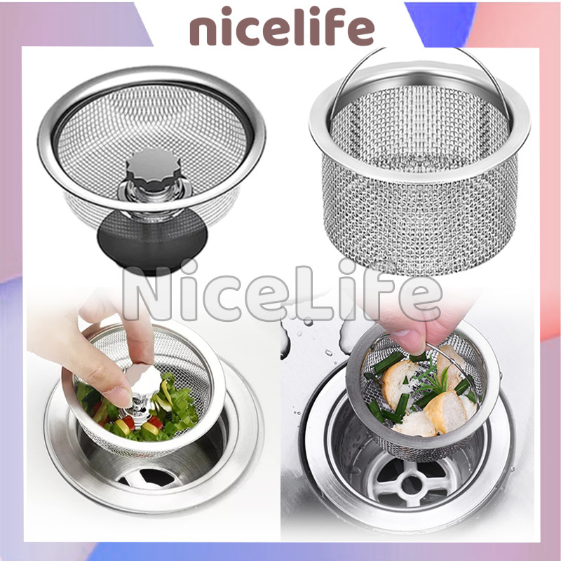 Saringan Wastafel Cuci Piring / Sink Cuci Piring / Saringan Wastafel Dapur Cuci Piring Stainless / S