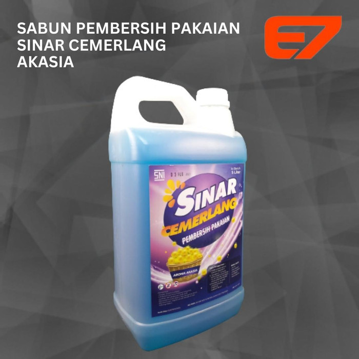 Sabun Cair Pembersih Pakaian Aroma Akasia 5L - Deterjen Cair, Laundry