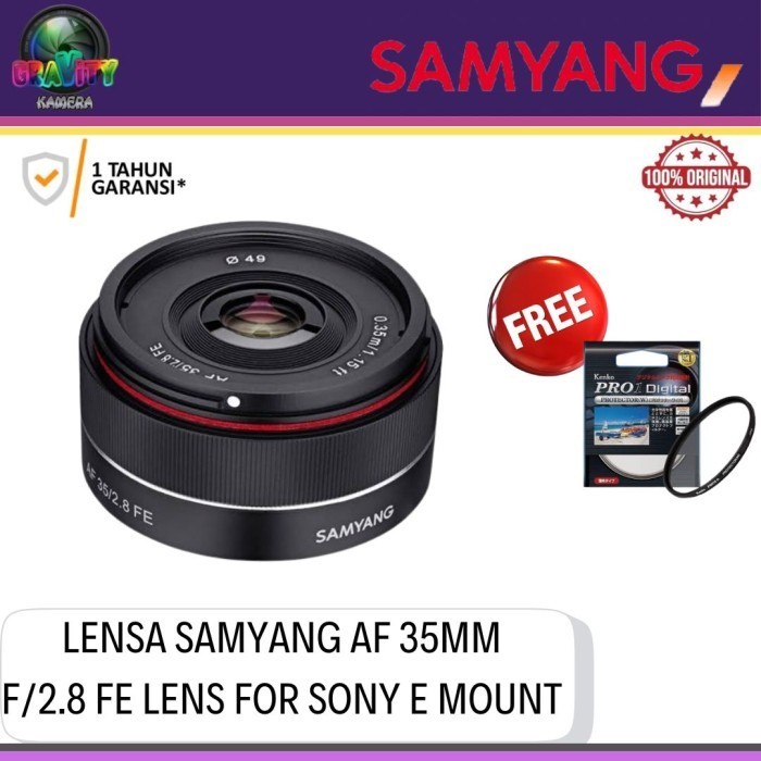 LENSA SAMYANG AF 35MM F2.8 FE / SAMYANG AF 35MM F2.8 FE