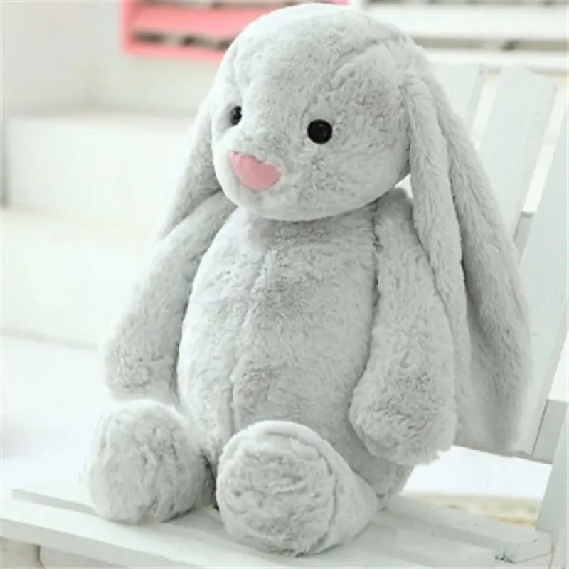 Cute Plush Toy Stuffed Rabbit Doll Babies Sleeping Companion Cute Plush Long Ear Rabbit Doll Childre