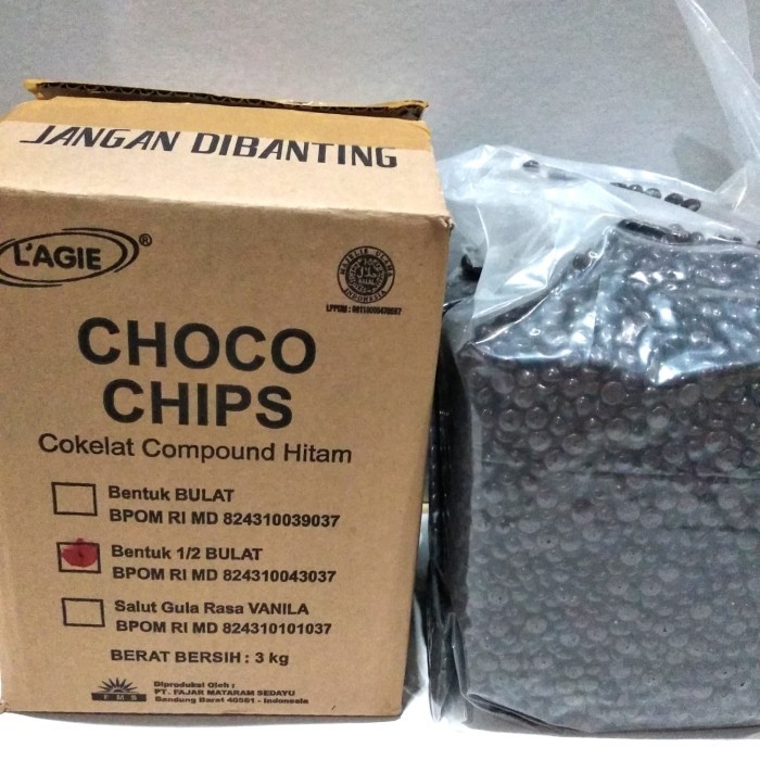 

Coklat Choco Chip Lagie 3 Kg
