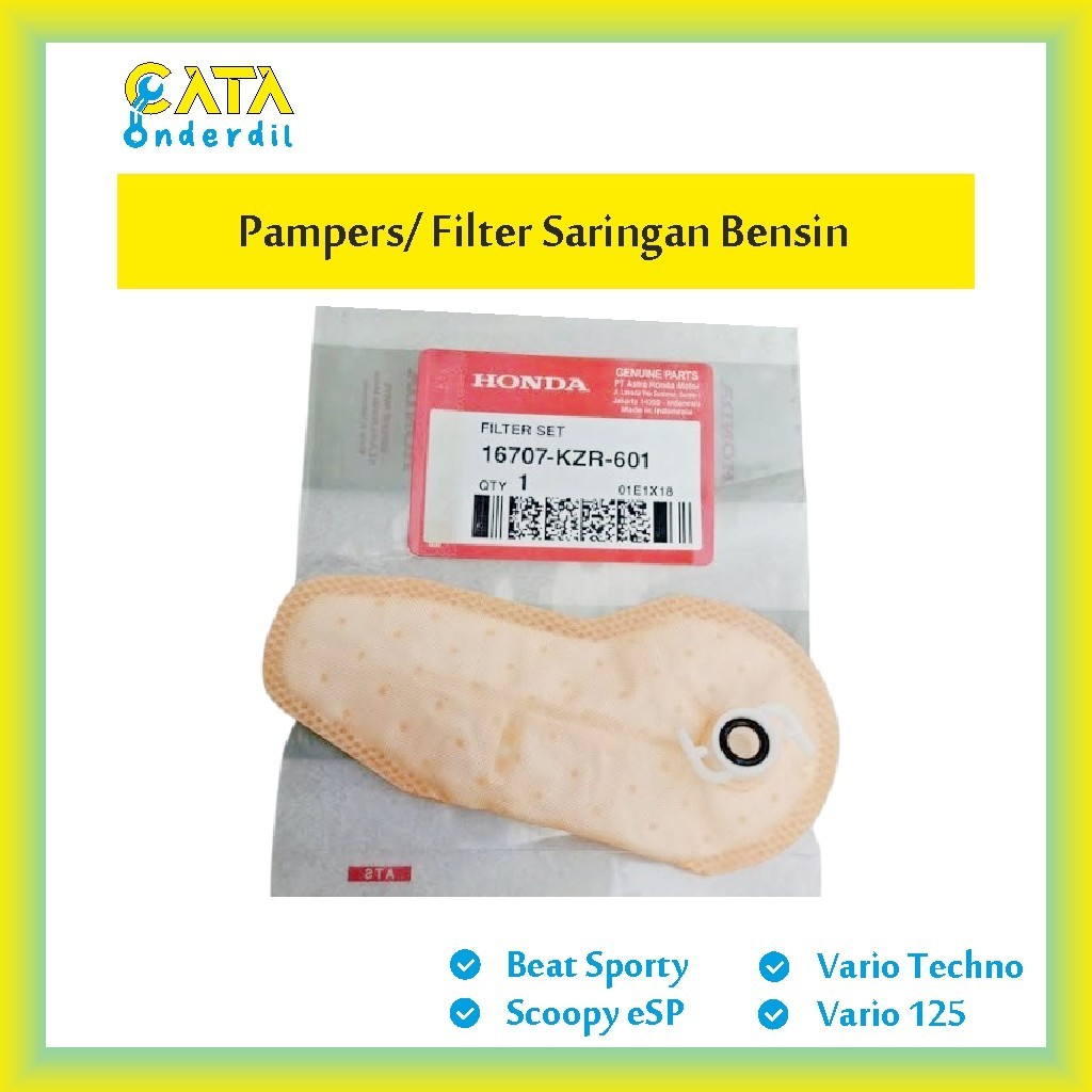 Filter Fuel Pump Vario 125 - Kode Part KZR