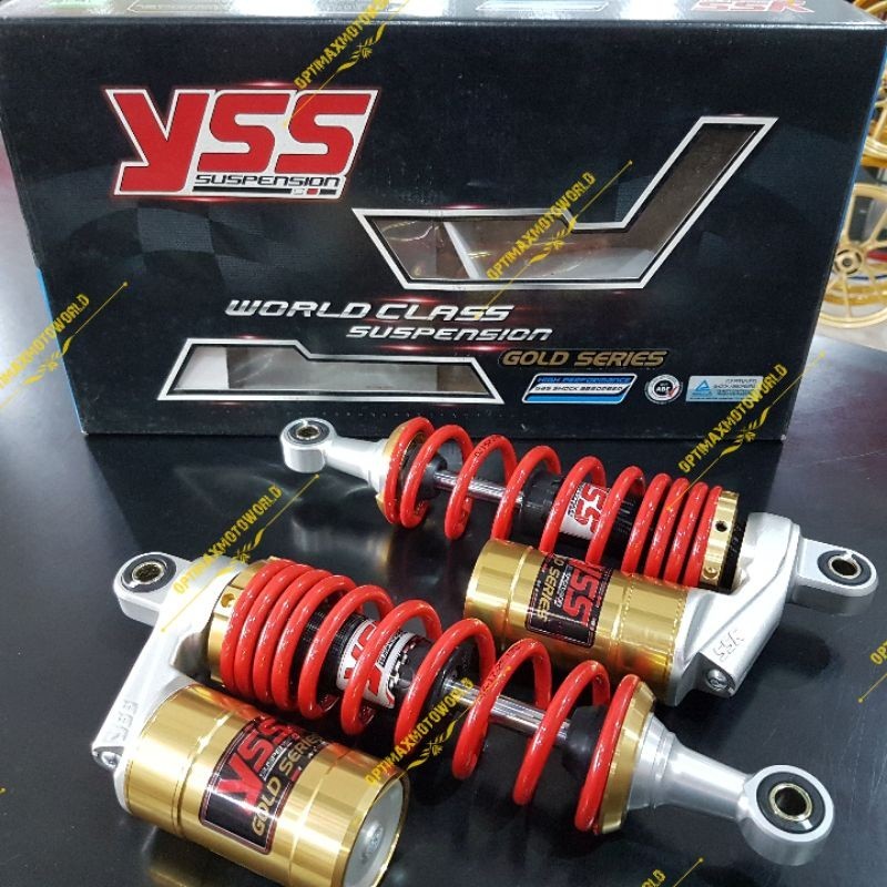 SHOCK BREAKER YSS GOLD SERIES 280MM YAMAHA JUPITER Z FIZ R VEGA R BLACK/RED/GOLD