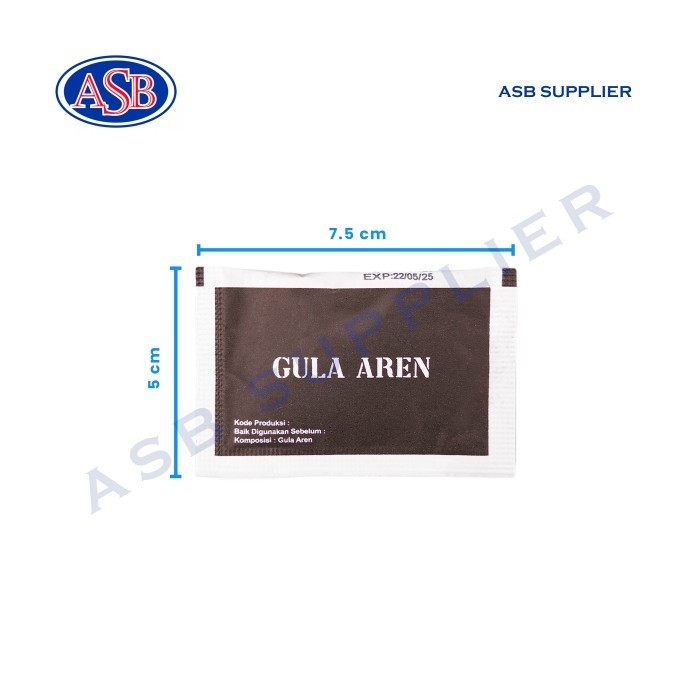 

Brown Sugar Sachet / Gula Merah / Gula Aren (250 Pcs)