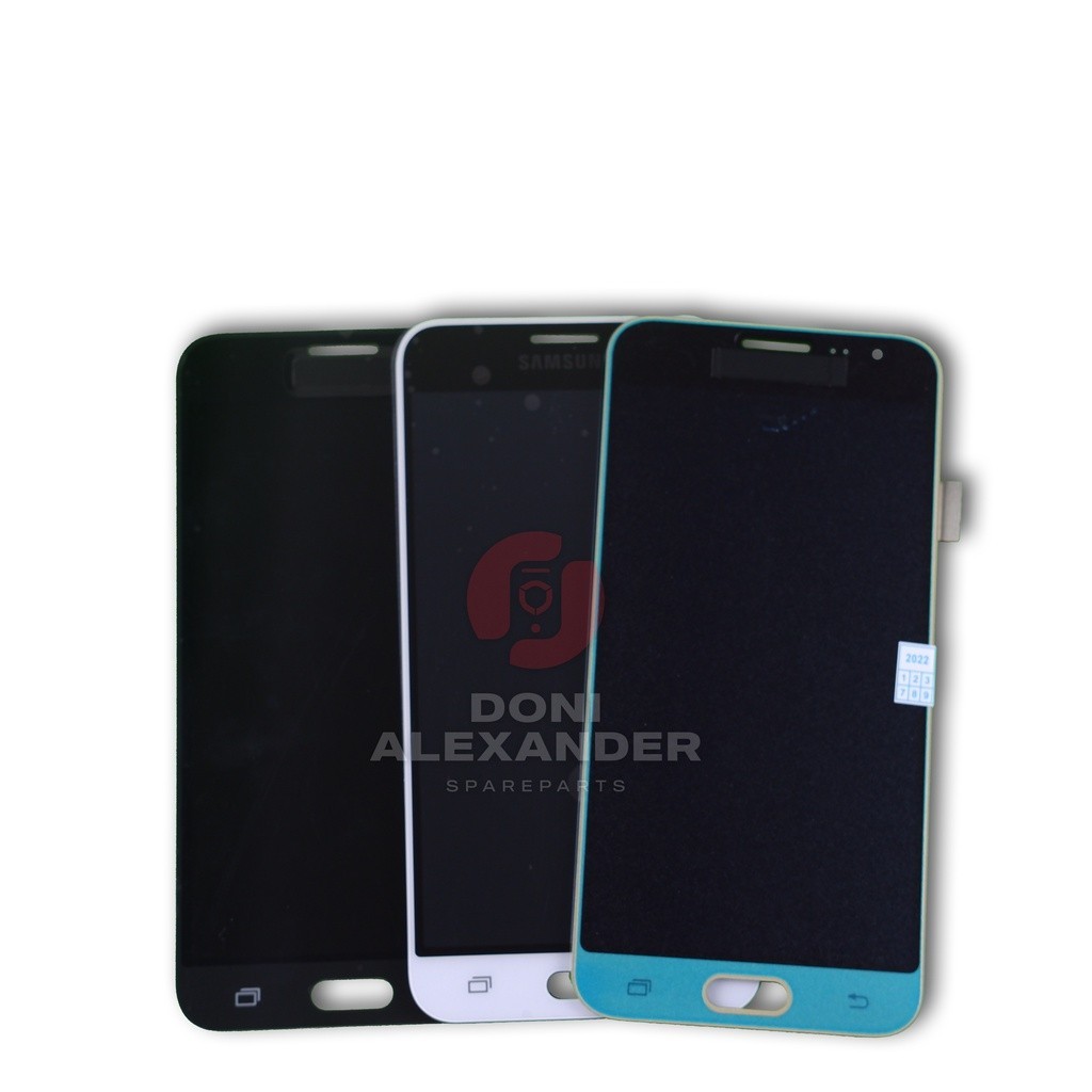 SAMSUNG GALAXY J3 J320 J320G LCD TOUCHSCREEN COMPLETE ORIGINAL KONTRAS BIASA