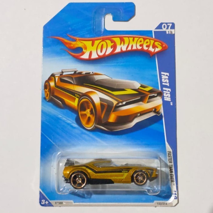 HW Hot Wheels Fast Gold Fish Faster than Ever FTE -DD24