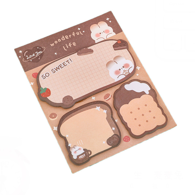 

Pad Memo Kombinasi Kartun Lucu Pesan Kreatif Kertas Berbentuk Spesial Catatan Tempel