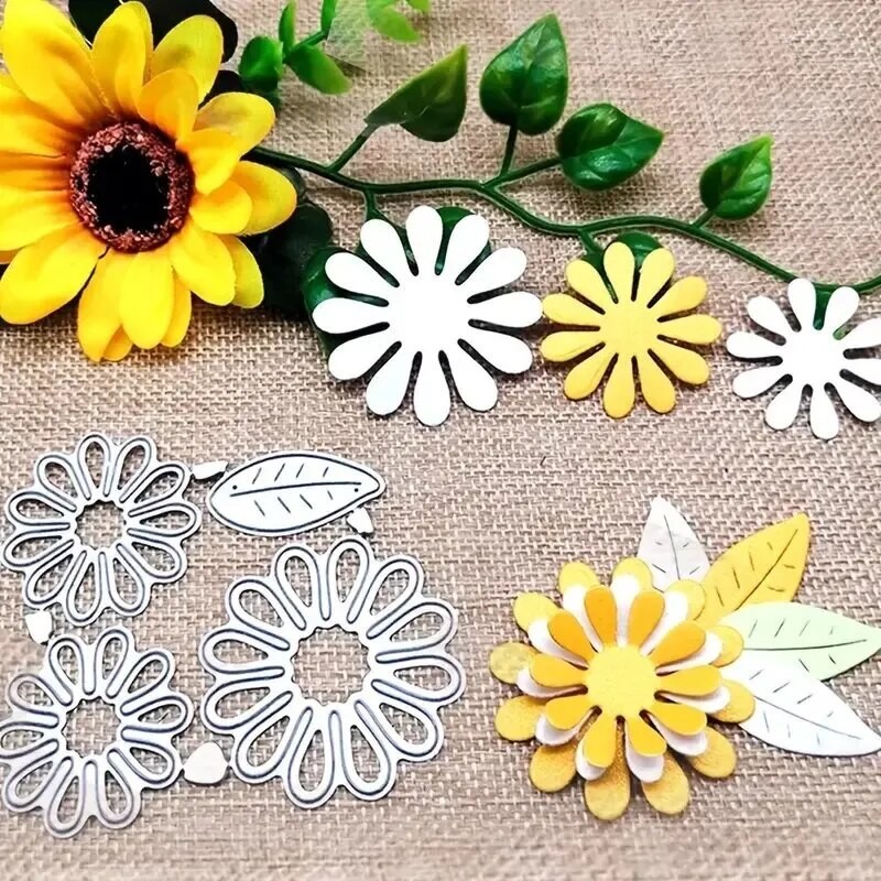 

Flower Metal Cutting Dies Stencils For DIY Scrapbooking Decorative Embossing Paper Cards Template Decorative Die Cuts