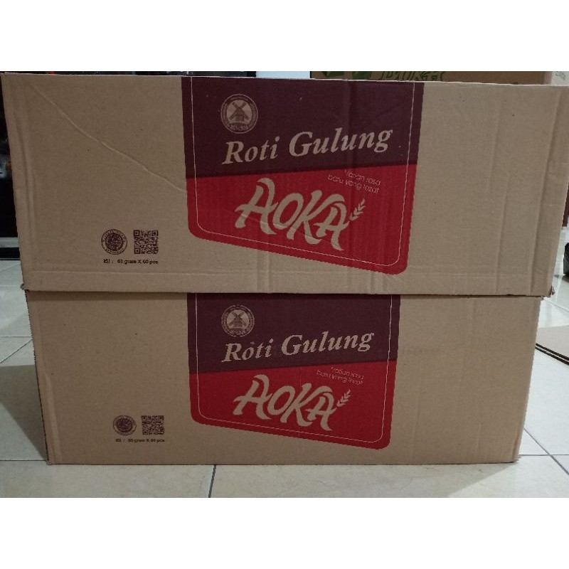 

Aoka Roti GULUNG Varian KEJU dan COKLAT 1 dus isi 60