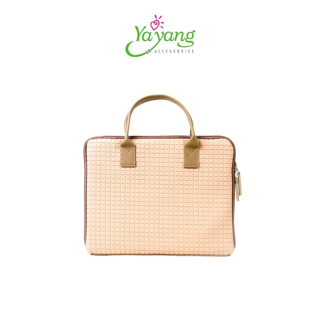 YAYANG Tas Laptop Jinjing 12 Inch Waterproof Warna Pastel - Tas Case Laptop Wanita Premium - NTL0537